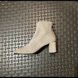 Cole Haan Grand.os Women Gray Suede Boot Size 10b